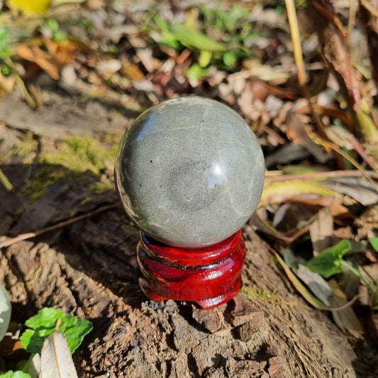 Jaspe gris (sphère)