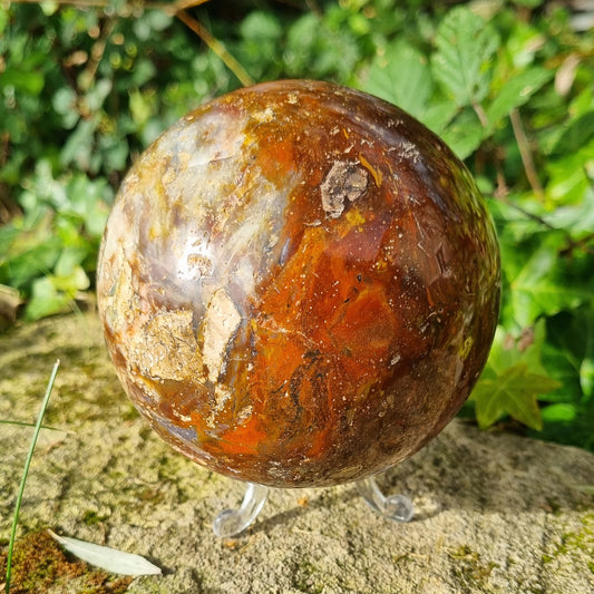 Jaspe rouge (sphère)