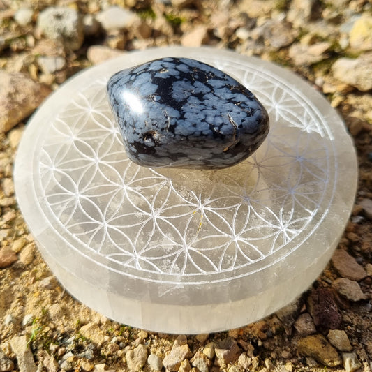 Obsidienne flocon de neige